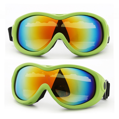 중국 야외 활동용 UVA 및 UVB 보호가있는 스키 안경 TPE 프레임 PC 거울 렌즈 협력 업체
