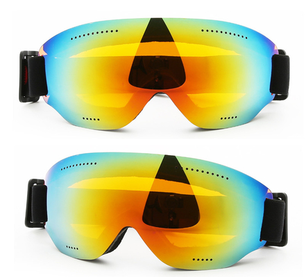 중국 선명한 시력 PC 단일 거울 렌즈를 위해 자외선 보호 및 안개 방지 코팅과 함께 스키 안경 협력 업체