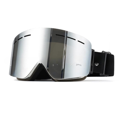 중국 스키 안경 스키, 스노보드용 UV400 보호용 듀얼 PC 듀얼 미러 자석 큰 실린더 유연한 TPU 협력 업체
