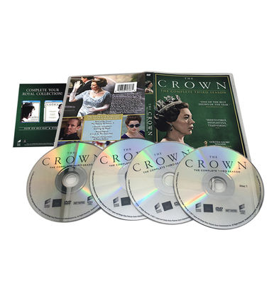 중국 맞춘 DVD 박스는 시즌 3 완결 시리즈 미국 영화에게  크라운을 할당합니다 협력 업체