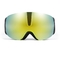 자석으로 교환 가능한 렌즈 스키 안경 큰 구형 흡수 쌍층 안경 눈 산 앞창 안개 방지 협력 업체