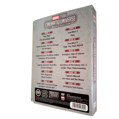 맞춘 DVD 박스는 미국 영화에게  완결 시리즈  마블 스튜디오스를 할당합니다 협력 업체