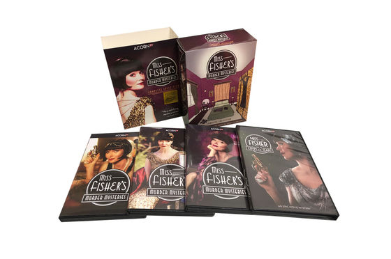 맞춘 DVD 박스는 미국 영화에게  완결 시리즈 미스 피셔의 살인 미스터리 완전한 수집을 할당합니다 협력 업체