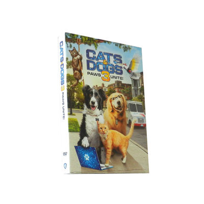 맞춘 DVD 박스는 완결 시리즈 고양이들과 개 3 손이 통합하는 미국 영화에서  설정합니다! 협력 업체