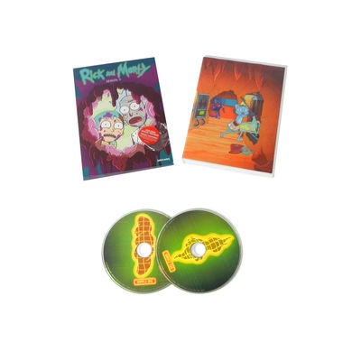 맞춘 DVD 박스는 미국 영화에게  완결 시리즈 릭 루빈과 모티 시즌 4를 할당합니다 협력 업체