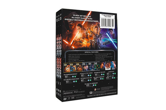시즌 1-9 완결 시리즈 스타워즈 관습 DVD 박스 세트 미국 영화 협력 업체