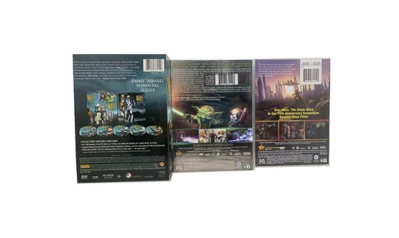 관습 DVD 박스 세트 미국 영화  완결 시리즈가  시즌 1-7 클론 전쟁에 별표를 붙입니다 협력 업체
