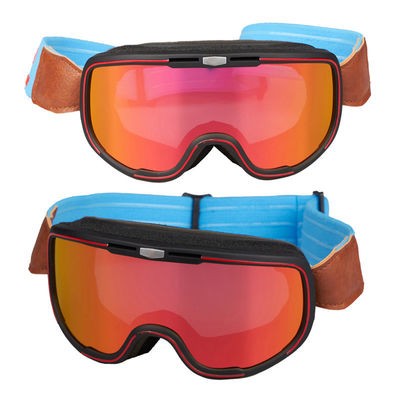 스키 구글 PC 미러 렌즈 이중 구부러진 눈경 전체 프레임 스키용 안경 스키 장비 안경 야외 이중 안티 포